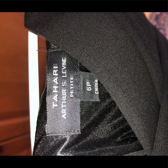 Petite Tahari wrap dress - Picture 3 of 4